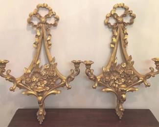 263 - 2 Hanging Candle Holders - 26" x 17"
