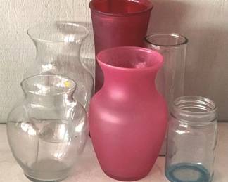 133 - Lot of Glass Vases