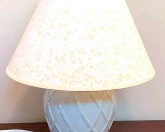 261 - Lamp - 13" Tall You are buying a used as-is electric/electronic item. We do not guarantee all components are present, and if it is not expressly stated, it is untested.