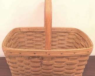 450 - '86 Longaberger Basket - 13" x 14" x 10" some reeds are broken
