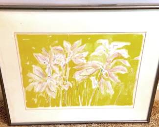 196 - Framed "Naked Ladies" - Paul Bond - 14" x 16"