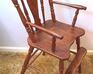 248 - High Chair - 39" x 14" x 15" - missing tray