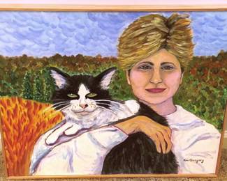 194 - Kim Gregory Oil on Canvas - 21" x 25"