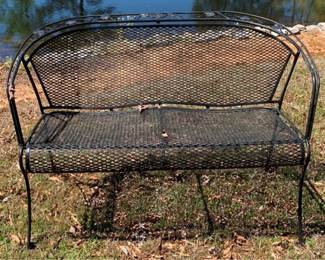 571 - Metal Outdoor Bench - 32" x 45" x 28"