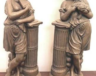 441 - 2 Statues - 15" Tall