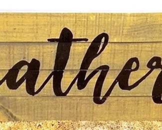 220 - "Gather" Wall Hanging - 12" x 36"