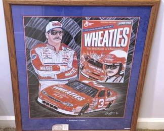 228 - Dale Earnhardt Framed Print - 29" x 26"