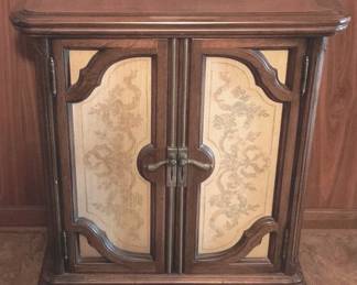143 - Wood Cabinet - 31" x 28" x 12"