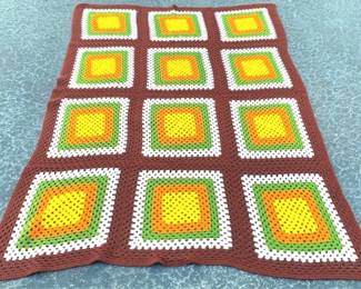 358 - Afghan Blanket - 78" x 56"