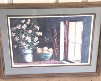 49 - Framed Print - Signed - 167/1000 - 19" x 25" Lemons and Peppers