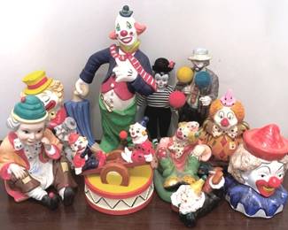 464 - Lot of Assorted Clown Items