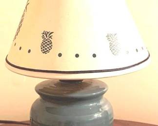 157 - Lamp - 10" Tall You are buying a used as-is electric/electronic item. We do not guarantee all components are present, and if it is not expressly stated, it is untested.