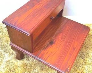 251 - Bed Steps with Drawer - 14" x 12" x 12"