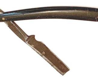 517 - Antique Straight Razor - 7" Long