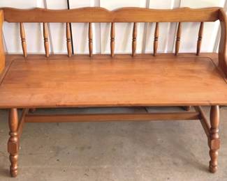 24 - Wood Bench - 28" x 45" x 12"