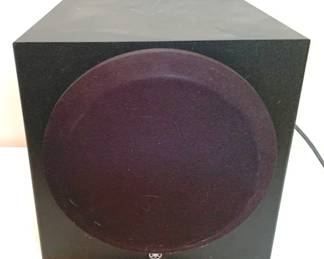 552 - Yamaha Subwoofer - 12" x 12" x 12" You are buying a used as-is electric/electronic item. We do not guarantee all components are present, and if it is not expressly stated, it is untested.