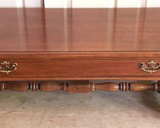 50 - One-Drawer Coffee Table - 20" x 52" x 16"