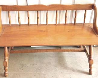21 - Wood Bench - 45" x 12" x 28"