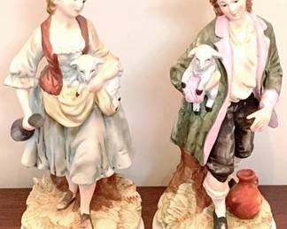 361 - 2 Andrea Statues - 8" Tall