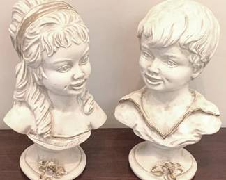 443 - 2 Statues - 10" Tall
