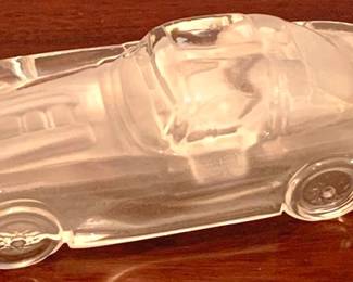 519 - Lead Crystal Car - 8" Long