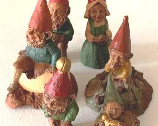 114 - Tom Clark Assorted Gnome Figures - 5" Tall