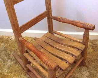 249 - Child's Rocker - 24" x 15" x 12"