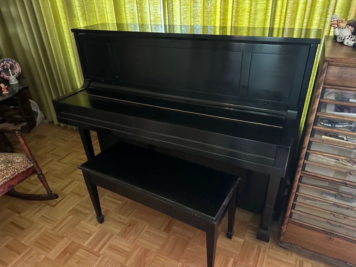 Vintage Steinway upright piano