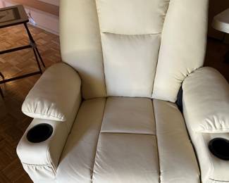 Like new leather recliner chair