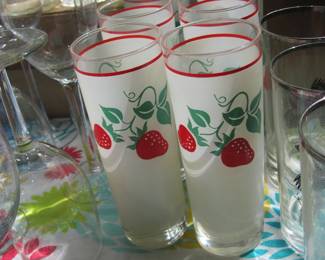 Vintage Teleflora Frosted Red Strawberry