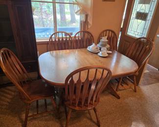 Dining-room Table, 6 Chairs