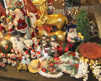 Christmas Deer, Trees, Misc Ornaments