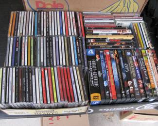Cd's, DVD's, Cassette Tapes