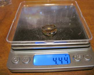 14K Ring with Stones