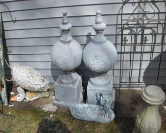 Lawn Art, Metal, Cement, Wood, Plastic