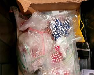 Lots of vintage Dice!