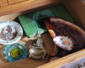 Vintage ashtrays