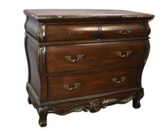 Several Mahogany Pieces in Sale Online/Onsite: Mahogany with Marble Top Furniture.
