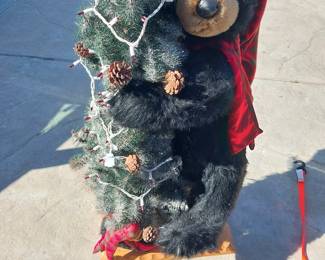 Xmas bear with lights