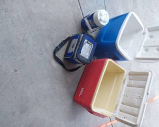 coolers and jugs