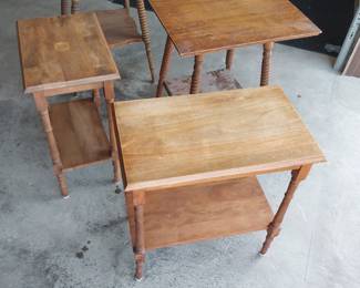 end tables, ready to shabby chic!