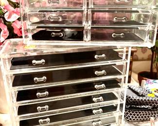 Lucite jewelry boxes