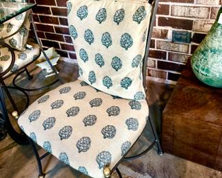 Set of 6 metal chairs