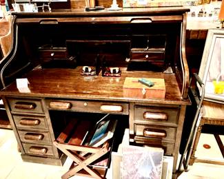 Vintage roll top desk