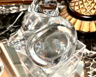 Baccarat crystal cat
