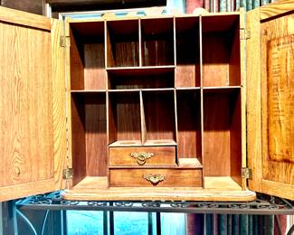 Shown open