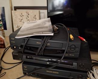 DVD and VHS players