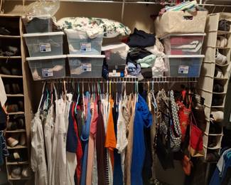 For closets filled with clothes and then some!