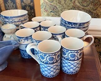 William Roberts Blue Reverie mugs 