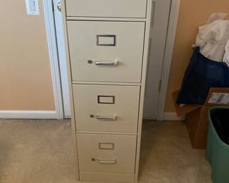 Aluminum 4 drawer Filing Cabinet 